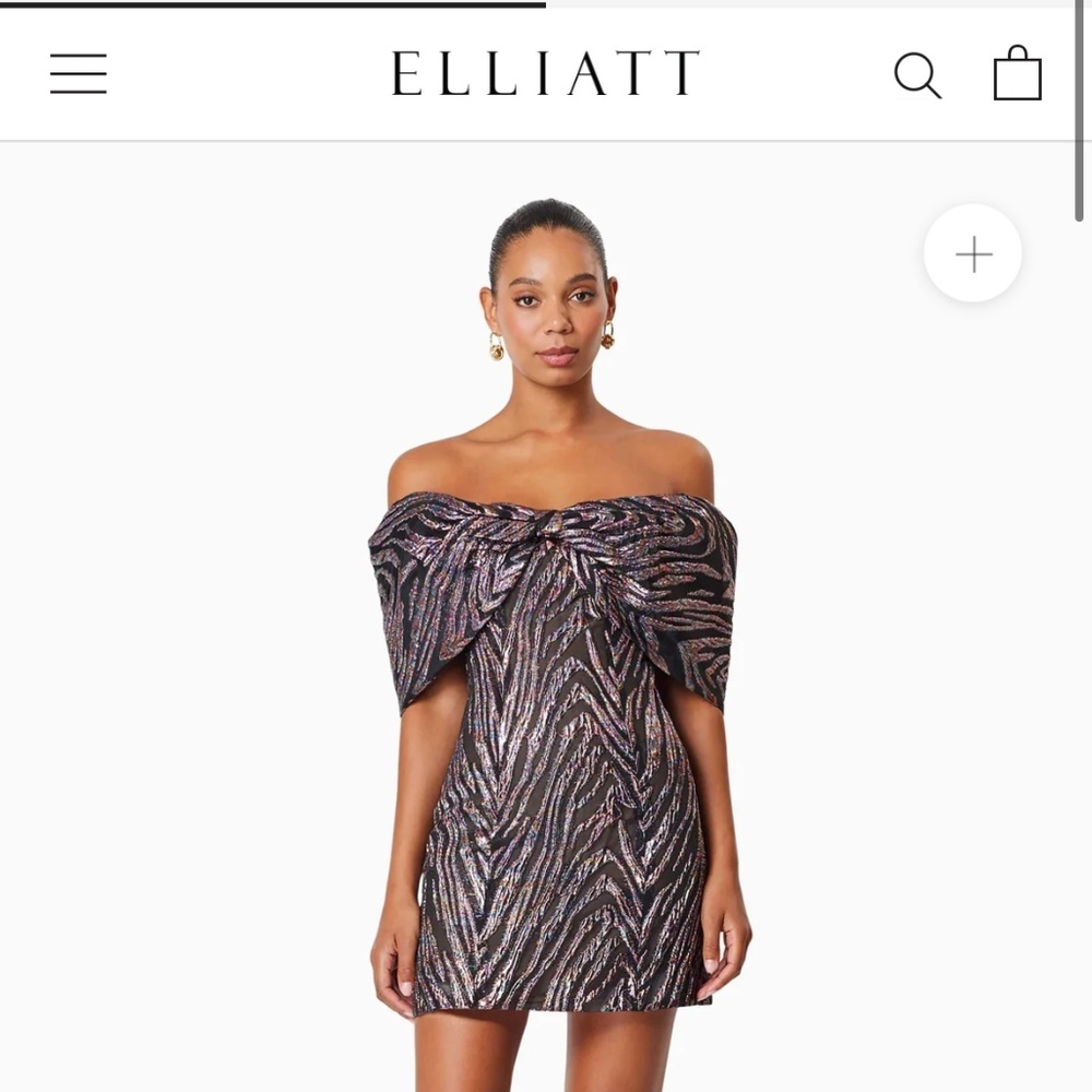 NWT Elliatt Mikayla Mini Party Dress In Purple